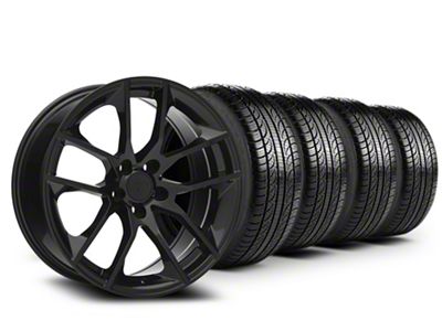 19x8.5 Magnetic Style Wheel & Pirelli All-Season P Zero Nero Tire Package (05-14 Mustang)