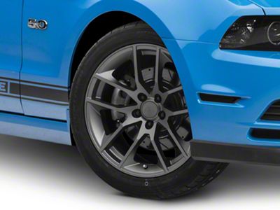 Magnetic Style Charcoal Wheel; 19x8.5; 30mm Offset (10-14 Mustang)