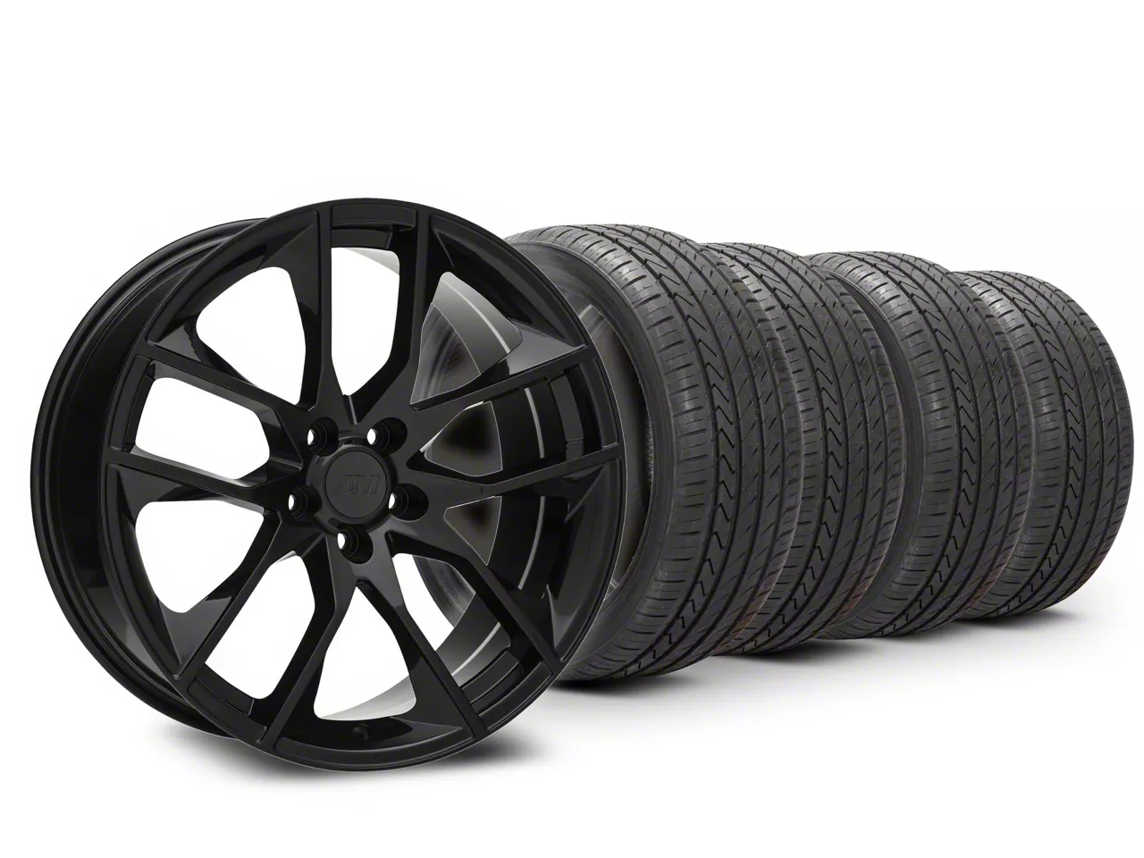 MMD Mustang 551C Matte Black Wheel; 20x8.5; 35mm Offset MMD Mustang 551C Matte Black Wheel; 20x8.5; 35mm Offset