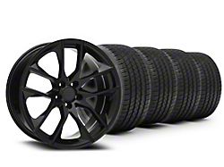 20x8.5 Magnetic Style Wheel & Lionhart All-Season LH-Five Tire Package (05-09 Mustang)