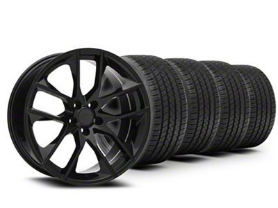 20x8.5 Magnetic Style Wheel & Lionhart All-Season LH-Five Tire Package (10-14 Mustang)