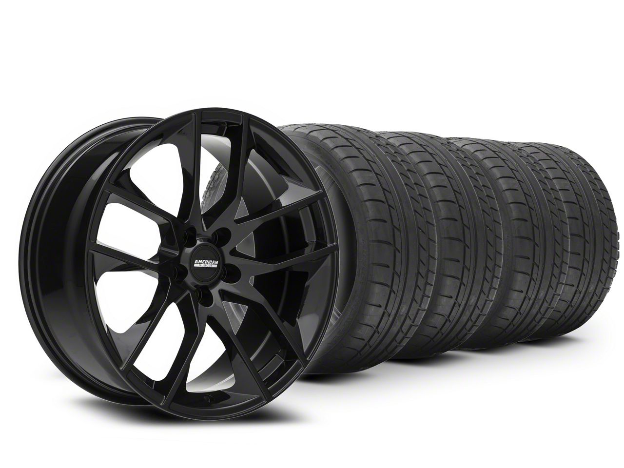 Mustang 20x8.5 Magnetic Style Wheel & Mickey Thompson Street