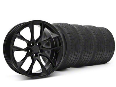 20x8.5 Magnetic Style Wheel & NITTO High Performance NT555 G2 Tire Package (10-14 Mustang)