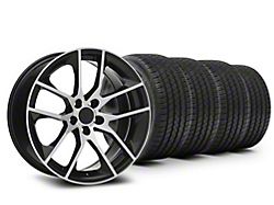 19x8.5 Magnetic Style Wheel & Lionhart All-Season LH-Five Tire Package (10-14 Mustang)