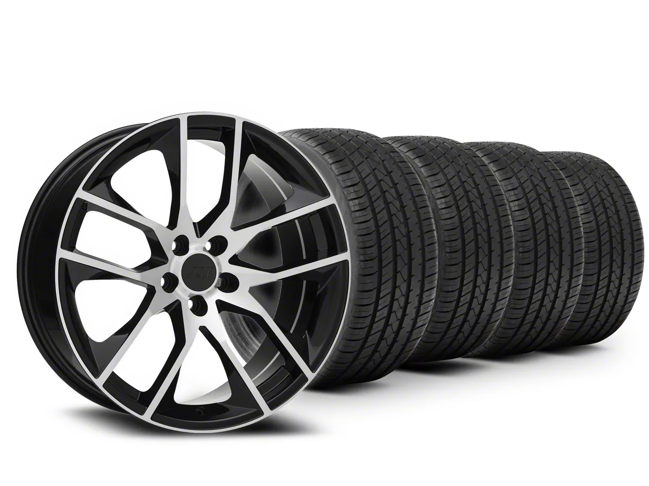 TSW Mustang Bathurst Silver Wheel; 20x9; 30mm Offset