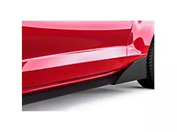 MCL Pro Style Rocker Panel Winglets; Textured Black (15-23 Mustang GT, EcoBoost, V6)