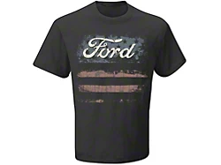 Men's Ford American Faded Flag; Medium 