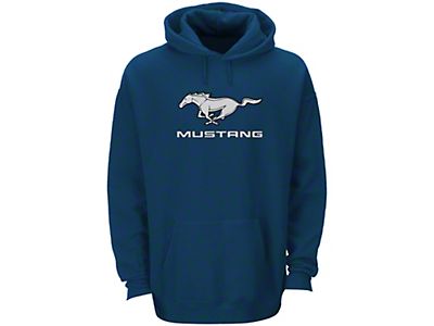 Mustang Men's Navy Mustang Hoodie Free Shipping