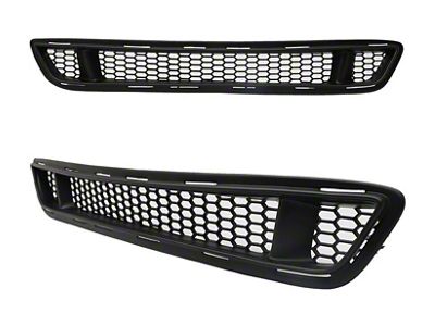 Mesh Lower Grille; Black (15-17 Mustang GT, EcoBoost, V6)