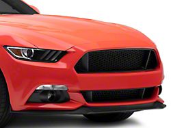 Mesh Upper Grille; Black (15-17 Mustang GT, EcoBoost, V6)