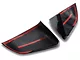 Mirror Covers with Turn Signal Openings; Gloss Black (15-23 Mustang)