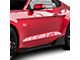 MLC Pro Style Rocker Panel Winglets Set; Dry Carbon Fiber Vinyl (15-23 Mustang GT, EcoBoost, V6)