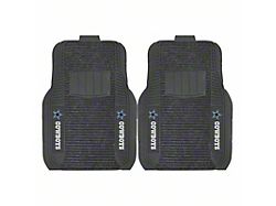 Molded Front Floor Mats with Dallas Cowboys Logo (Universal; Some Adaptation May Be Required)