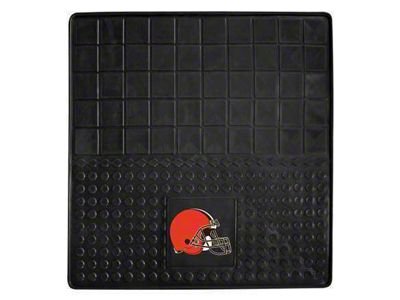 Molded Trunk Mat with Cleveland Browns Logo (Universal; Some Adaptation May Be Required)