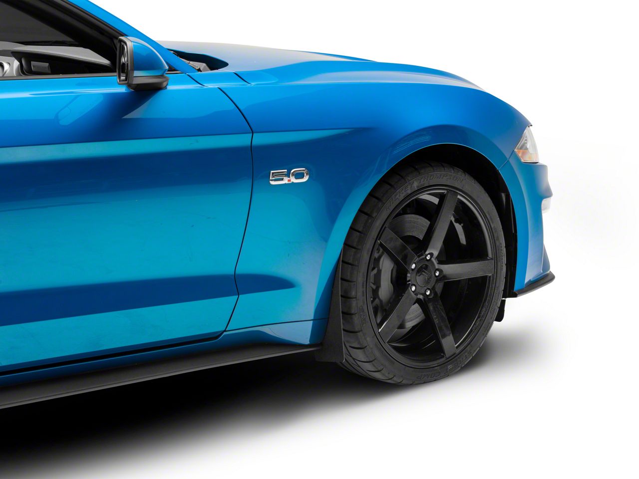Mustang Mud Flaps; Front and Rear (15-23 Mustang) - Free Shipping