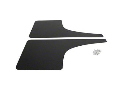 Mud Flaps; Front; Dry Carbon Fiber Vinyl (05-09 Mustang GT, V6)