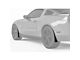 Mud Flaps; Front and Rear; Dry Carbon Fiber Vinyl (10-14 Mustang)