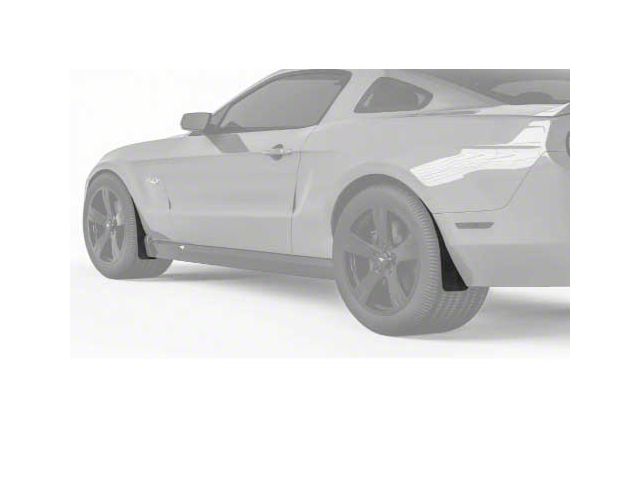 Mud Flaps; Front and Rear; Urban Camo Vinyl (10-14 Mustang)