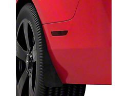 Mud Flaps; Rear; Matte Black Vinyl (10-14 Mustang GT, V6)