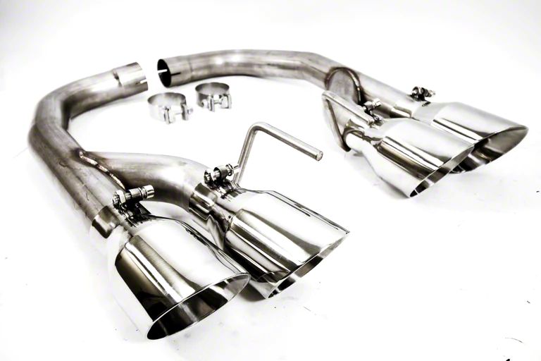 Mustang Muffler Delete AxleBack Exhaust with Polished Tips (1823