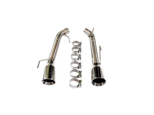 Muffler Delete Axle-Back Exhaust with Polished Tips (05-10 Mustang GT, GT500)