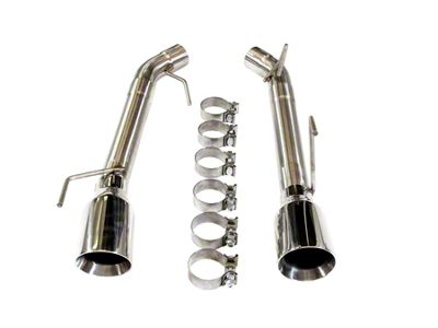 Muffler Delete Axle-Back Exhaust with Polished Tips (05-10 Mustang GT, GT500)