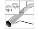 Muffler Delete Axle-Back Exhaust System with Polished Tips (11-14 Mustang GT; 11-12 Mustang GT500)