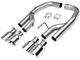 Muffler Delete Axle-Back Exhaust with Polished Tips (18-23 Mustang GT w/o Active Exhaust)