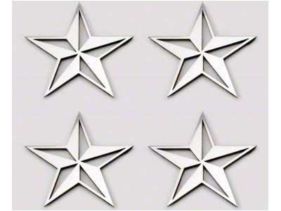 Nautical Star Emblems; Polished (Universal; Some Adaptation May Be Required)