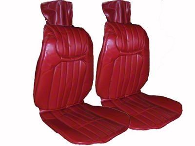 Non-Recaro Style Front Bucket and Rear Bench Seat Upholstery Kit; Vinyl (79-83 Mustang Coupe w/o Recaro Seats)