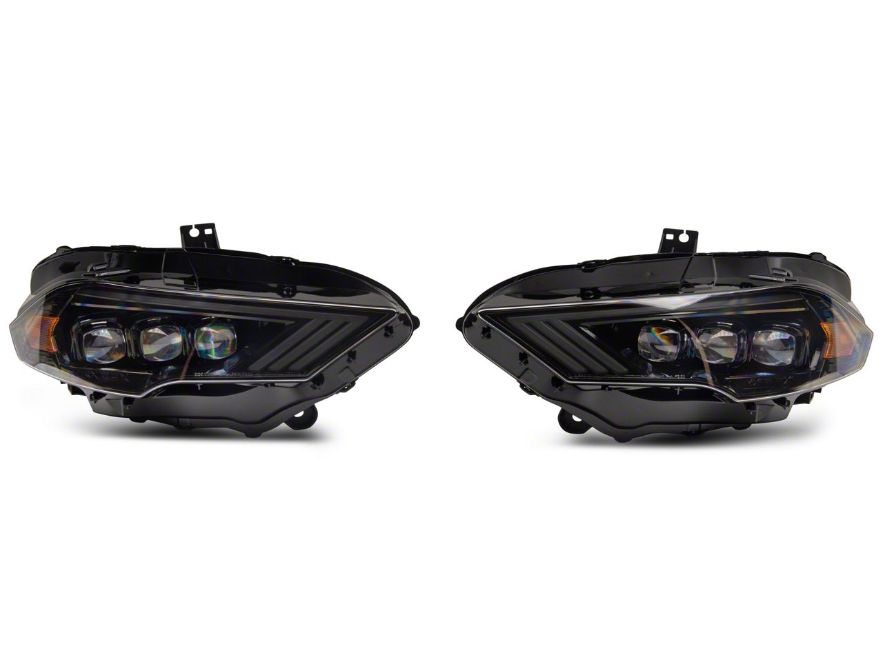 AlphaRex NOVA-Series LED Projector Headlights Alpha-Black | Ford Mustang (18-23) (880257)