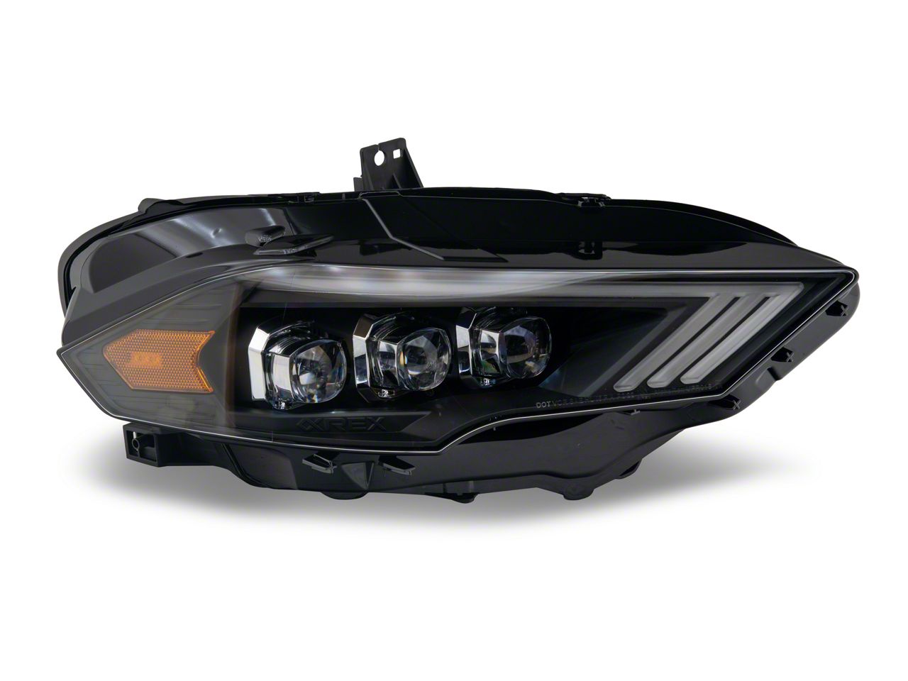 AlphaRex NOVA-Series LED Projector Headlights Black | Ford Mustang (18-23) (880258)