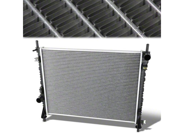 Mustang OE Style Aluminum Radiator (15-19 Mustang GT w/o Performance ...