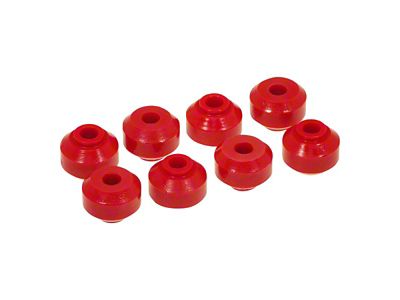 OE Style End Link Bushing Kit; Red (79-04 Mustang)
