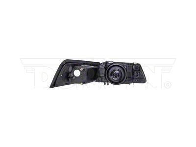 OE Style Headlight; Black Housing; Clear Lens; Driver Side (01-04 Mustang)