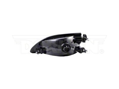 OE Style Headlight; Chrome Housing; Clear Lens; Passenger Side (94-98 Mustang)