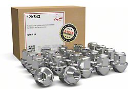 OEM Factory Style Black Lug Nut Kit; 13/16-Inch; Set of 20 (05-14 Mustang)