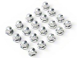 OEM Factory Style Chrome Lug Nut Kit; 13/16-Inch; Set of 20 (05-14 Mustang)