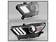 OEM Style Headlight; Black Housing; Clear Lens; Driver Side (15-17 Mustang; 18-22 Mustang GT350, GT500)