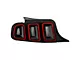 OEM Style Tail Light; Black Housing; Red/Clear Lens; Driver Side (13-14 Mustang)