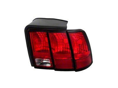 OEM Style Tail Light; Chrome Housing; Clear Lens; Passenger Side (99-04 Mustang, Excluding 99-01 Cobra)