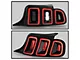 OEM Style Tail Lights; Black Housing; Clear Lens (13-14 Mustang)