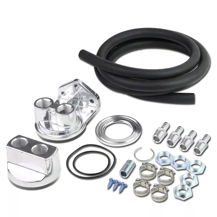 Mustang Oil Filter Relocation Kit (7904 Mustang) Free Shipping