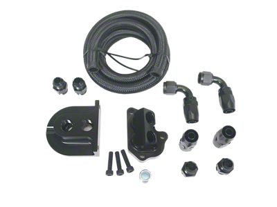 Oil Filter Relocation Kit (11-23 Mustang GT, GT350; 20-22 Mustang GT500)