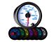 Oil Temperature Gauge; White 7 Color (Universal; Some Adaptation May Be Required)