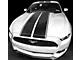 Over-The-Top Sport Stripes; Matte Black (15-17 Mustang)
