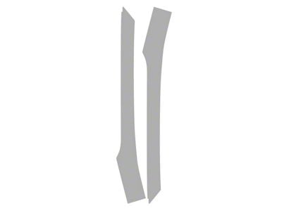Paint Protection PPF Pre-Cut Kit; A-Pillar; Gloss (24-25 Mustang GT Fastback)