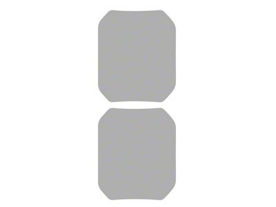 Paint Protection PPF Pre-Cut Kit; Door Handles; Gloss (24-25 Mustang GT Fastback)