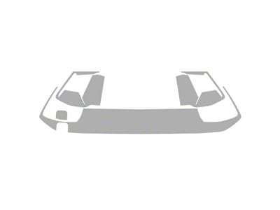 Paint Protection PPF Pre-Cut Kit; Grille; Gloss (24-25 Mustang GT Convertible)