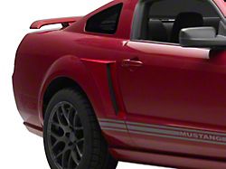 SpeedForm Side Scoops; Pre-Painted (05-09 Mustang)